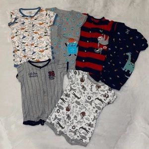 Carter's Boy Rompers 9 Months